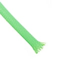 thumbnail image 2 of PET Cable Wire Wrap 6mm Expandable Braided Sleeving Green 5M Length, 2 of 3