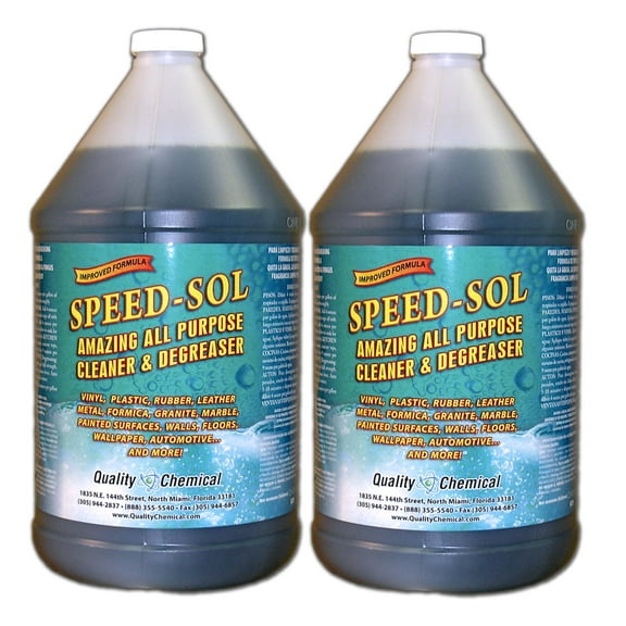 Speed Sol - heavy-duty, Concentrated Degreaser Cleaner - 2 gallon case