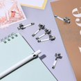 thumbnail image 5 of Metal Pencil Clips - Slide On Pencil Pocket Clips, Snap In Pencil Holder Clips, Portable, 60 Pcs, 5 of 5