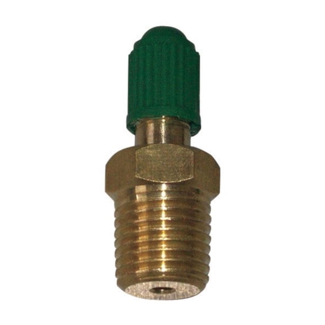 Válvula de aire Campbell Snifter MPT de 1/4 pulgadas, de latón, sin plomo