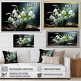 thumbnail image 4 of Designart "White Snowdrops landscape I" Floral Wall Art Print, 4 of 5