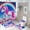 style-1, variant on Magical Unicorn Rainbow Sky Shower Curtain Bathroom Sets Toilet Lid Rug, Rugs Mat Bath Mat And Contour Mat, Shower Curtain 4Pcs