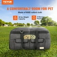 thumbnail image 2 of VEVOR Cat Carrier with Wheels Rolling Pet Carrier with Telescopic Handle and Shoulder Strap 0-35LBS, 2 of 5