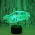 thumbnail image 4 of YSITIAN 3D LED Optical Illusion Acrylic Night Light with Remote & Smart Touch 7 Colors Changing（car） YT-14736, 4 of 7