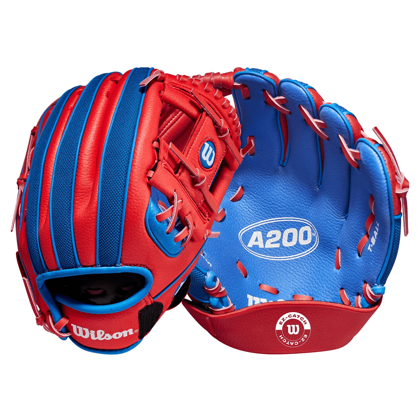 Wilson A200 EZ Catch 10" Glove Royal/Red - Right Hand Throw
