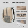thumbnail image 7 of WATERFLY Unisex 12L Small Drawstring Lightweight Travel Hiking Backpack Daypack,khaki, 7 of 7