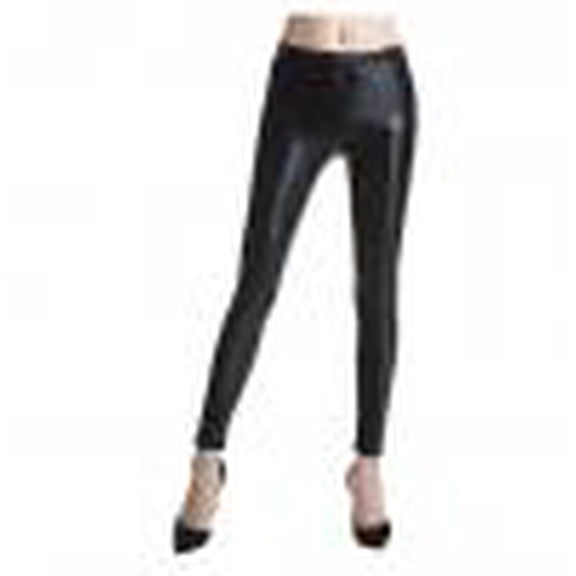 Bibifish Womens Legging Y2K Style Pants Metallic High Stretch High Waist Glossy Pants Stylish Plus Size Ladies Long Trousers