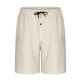 thumbnail image 3 of fatyb Men's Sleep Shorts Comfortable Pajama Bottoms with Pockets Mens Loungewear Drawstring Pjs Shorts, 3 of 6