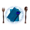 thumbnail image 5 of MDS Set of 150 Satin Napkin 20x20 Inch Square Napkins for Wedding - Dark Teal, 5 of 6