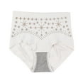 thumbnail image 4 of Matoen Warm Belly Underwear for Women High Waisted Nylon Panties No Show Womens Seamless Brief, 4 of 5