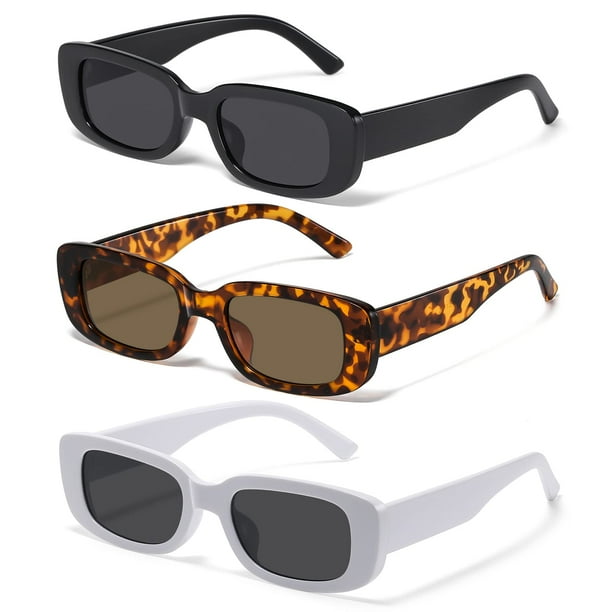 Gafas de sol JASPIN Y2K Rectangulares UV400 para mujeres y hombres