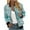 Blue, variant on ChaoHeng Womens Jackets Lightweight Trendy 2024 Clearance,Women's Casual Fashion Printed Pocket Zippered Coat(Green,XXXL)