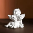 thumbnail image 5 of 2x Estatua De Ángel Estatuillas Escultura Bebé Resina Artesanía Adornos Coleccionables Para Iglesia Bar Comedor P 95x6x85cm Estatua De Ángel, 5 of 5