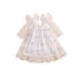 thumbnail image 2 of Yunliwuli Baby Girls Sleeveless Dress Bow Straps Summer Tulle A-Line Dress with Butterfly Wing for Beach Party Cute Clothes, 2 of 10