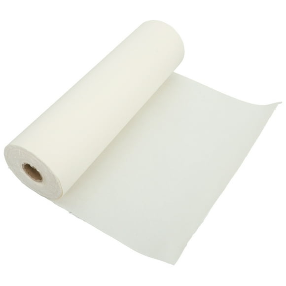 Miangastore 1 Rouleau Rouleau de Papier de Calligraphie Épais Papier de Calligraphie Chinois Enfants Grand Rouleau de Papier à Dessin Papier d'Affiche Blanc Rouleau de Papier d'Artisanat pour Chevalet (35cmx50m)