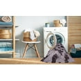 thumbnail image 2 of Ahgly Company Machine Washable Indoor Square Abstract Purple Area Rugs, 5' Square, 2 of 7