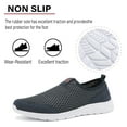 thumbnail image 4 of Mens Breathable Sneakers Lightweight Comfortable Casual Fitness Shoes Non-slip Flat Outdoor Walking Shoes Blue 6 US, 4 of 7