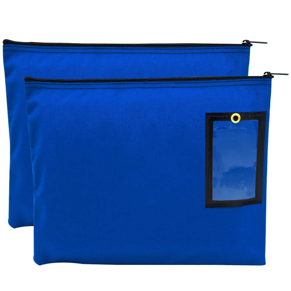 Secure Document Bags 14W x 11H File Tote Office Bag Set of 2