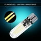 thumbnail image 2 of 10 Uds 12V W5W T10 194 filamento COB de vidrio LED lectura del coche DRL maletero bombilla LED luz blanca Jadeshay A, 2 of 8