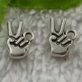thumbnail image 3 of K-KED 280 pcs tibet silver Ye hand charms 19x10mm B3354, 3 of 3
