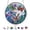 K, variant on POLISE Spaces Acrylic Jigsaw Puzzle Suncatcher Dream Catchers For Adults Butterfly Blue Floral Tiffany Style Stained Glass Decor 7.4Inch Mother's Day Gifts