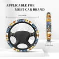 thumbnail image 5 of Win-Nie Steering Wheel Cover Elastic Stretch Breathable Vehicle Steering Wheel Protector Car Interior Accessories, 5 of 7