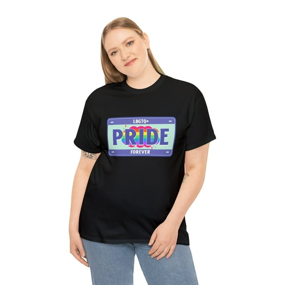 LGBTQ  Forever LGBT Flag Gay Pride Day Lesbian Rainbow Tshirts Shirts for Women Plus Size
