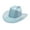 Blue, variant on Western Cowboy Hat for Men Women Wide Brim Classic Cowgirl Bowler Cap Casual Fashion for Festival Travel Outdoor Activities All Seasons Gray
