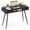 Black, variant on 42.5 " Small Computer Desk with Drawers, Modern PC Laptop Table Computer Study Writing Workstation for Small Spaces, Rustic Brown