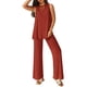 thumbnail image 1 of Conjunto de Chándal PRETTYGARDEN 2 Piezas para Mujer Rojo Ladrillo Talle L, 1 of 8