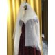 thumbnail image 4 of Velo de novia YONGSHENG con Peine 1 nivel perla longitud de catedral, 4 of 5