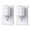 8 pc, variant on Motion Sensor Night Light with RGB Backlight, Plug-in Smart Under Cabinet Light, Auto On/Off LED Step Light for Hallway and Bedroom, Compact Emergency Lighting for Hotel and Home, Modern White