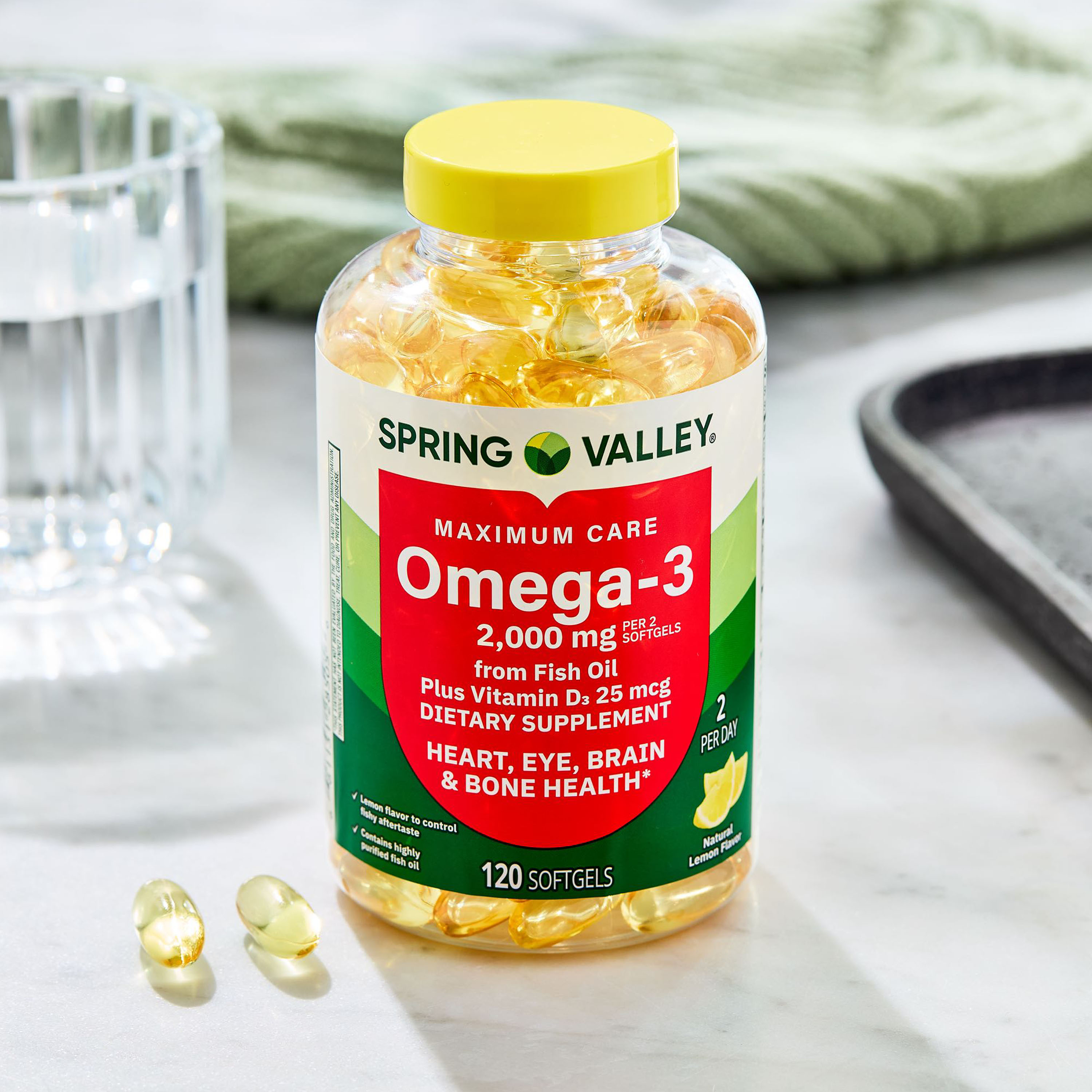 Spring Valley Maximum Care Omega-3 Fish Oil Softgels photo 4