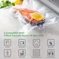 thumbnail image 3 of KitchenBoss Rouleaux de Sacs pour Scelleuse sous Vide : 8 Pieds' x 50 Pieds Lot de 2 Sacs sous Vide pour Conservation des Aliments, Sans BPA, Qualité Commerciale, Rouleau de Scellage pour Aspirateur Alimentaire, Sac de Conservation des Aliments 100 Pieds au Total, 3 of 7