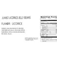 thumbnail image 3 of SweetGourmet Jumbo Black Licorice Jelly Beans | Bulk Unwrapped | 1 Pound, 3 of 5
