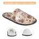 thumbnail image 3 of Balery Cute Autumn Turkey Pantuflas de Casa de Felpa Silenciosas con Diseño Estampado, Zapatillas Cómodas Antideslizantes de Algodón para Interior-Large, 3 of 8