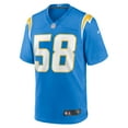 thumbnail image 2 of Men's Nike Denzel Perryman  Powder Blue Los Angeles Chargers  Game Jersey, 2 of 6