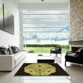 thumbnail image 7 of Ahgly Company Machine Washable Indoor Rectangle Transitional Midnight Gray Area Rugs, 6' x 9', 7 of 7