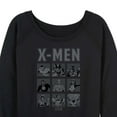 thumbnail image 3 of Marvel X-Men - Comic Character Grid - Women's French Terry Pullover Sweatshirt, 3 of 5