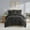 Black, variant on Mainstays All in One Down Alt Reversible Comforter and Sheet set- 5 Piece, Twin, Navy