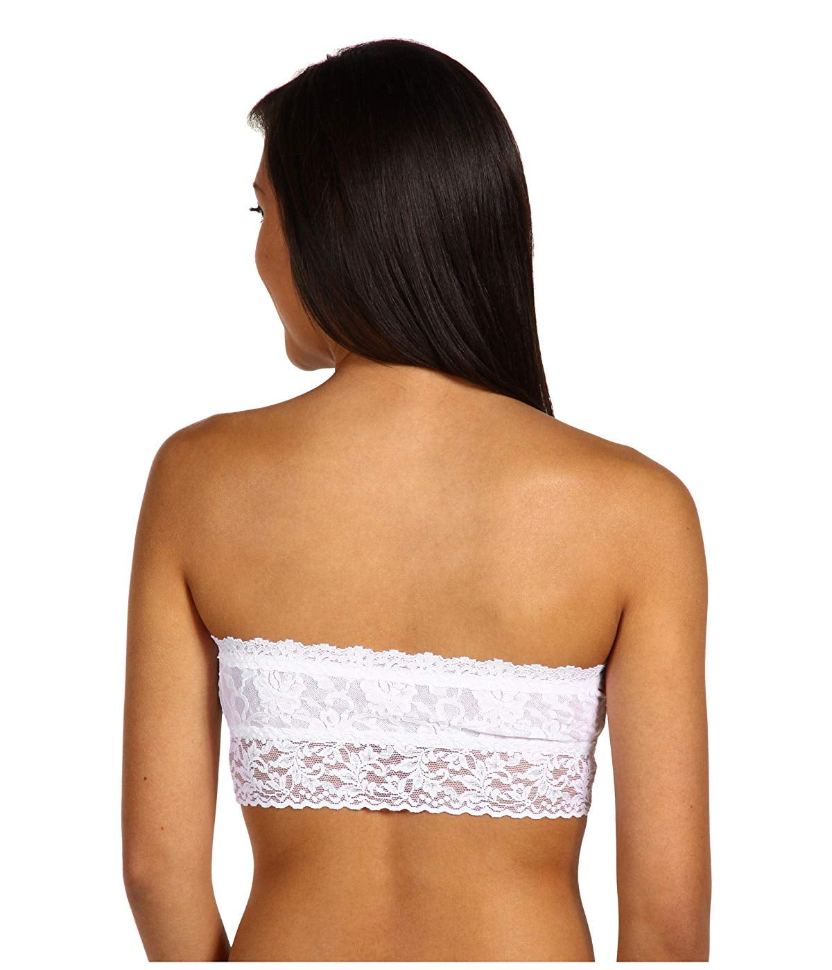 white bandeau bralette