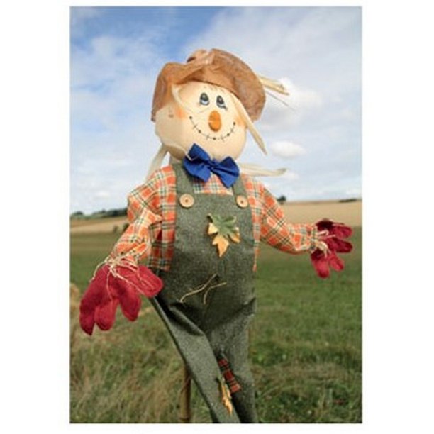 Kevin Milner - Tarjeta de Felicitación Diseño Campo Scarecrow (Multicolor)