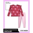thumbnail image 2 of Steve Madden Girls Leggings Set Long Sleeve Top and Legging Pants Matching Outfit for Girls 2 Piece, 2 of 7