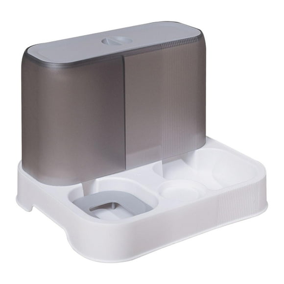 Alimentador Automático jinwen para perros y gatos Gris