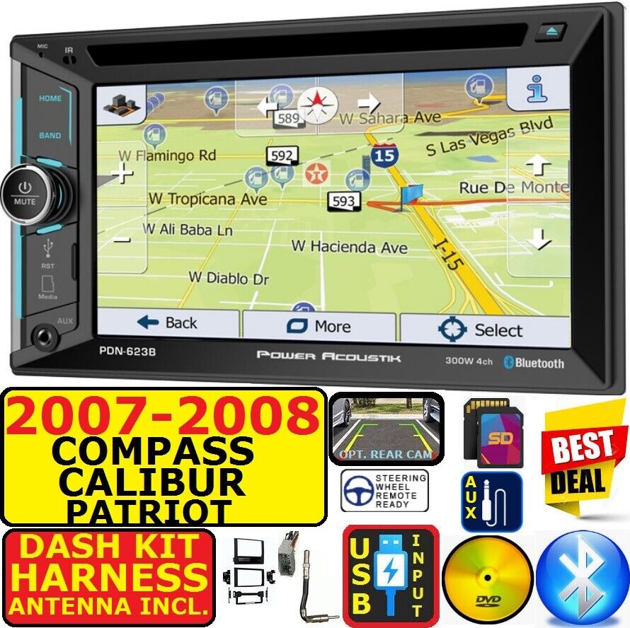 Cartronics Bluetooth USB SD AUX Car Radio Stereo For Ford F150, Navigator, Expedition, Econoline Van