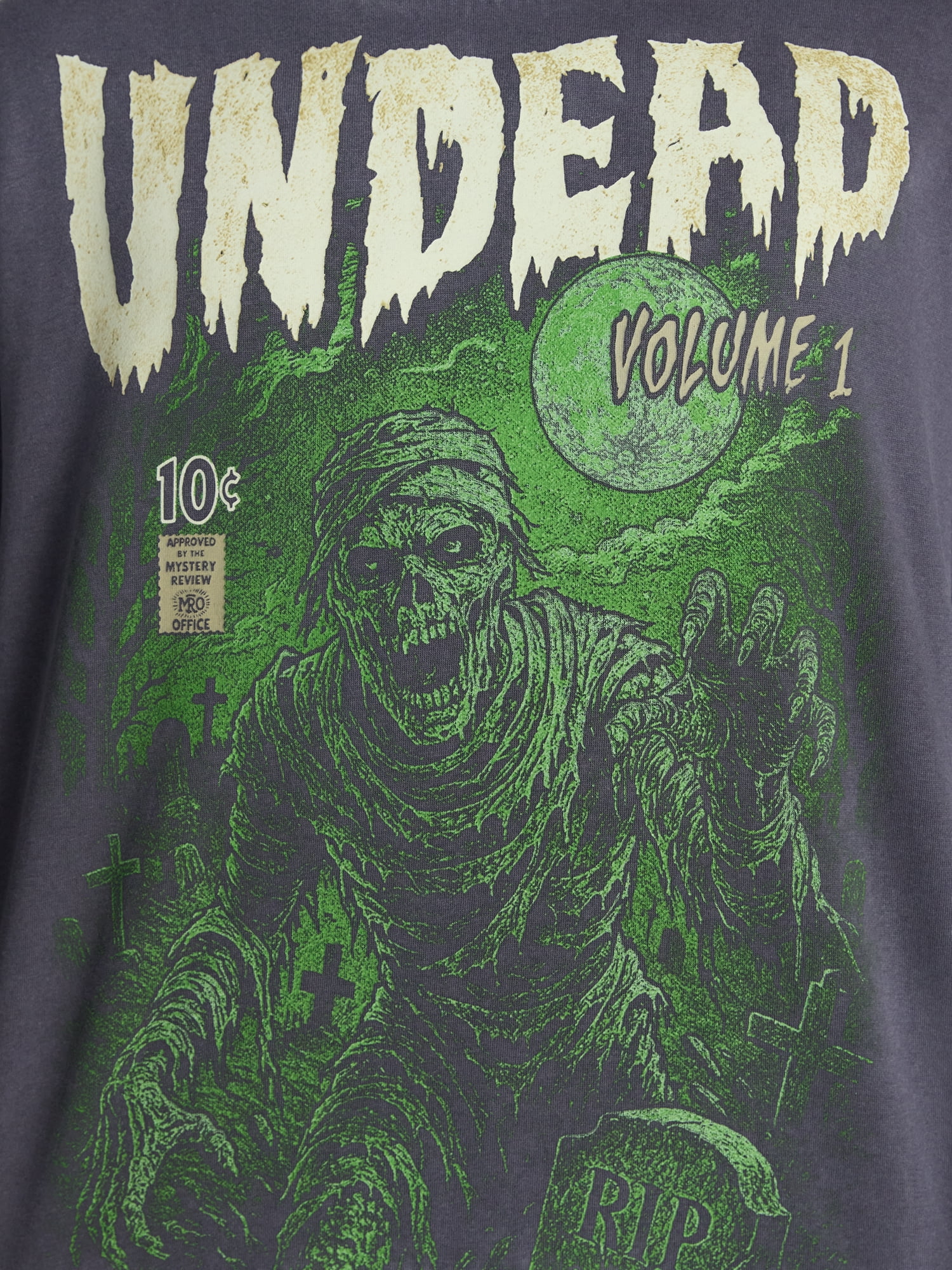Men's Halloween Monsters Graphic Long Sleeve Sweatshirt from Way to Celebrate, Sizes XS-5XB