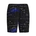 thumbnail image 4 of Wukai Mathematica Science Men’s Short Pajama Pants With Pockets Soft Sleep Pj Shorts for Men-, 4 of 6