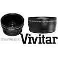 thumbnail image 2 of 2-Pc HD Telephoto & Wide Angle Lens For Canon Vixia HF R72 R700 R70 R600 R62 R60, 2 of 7