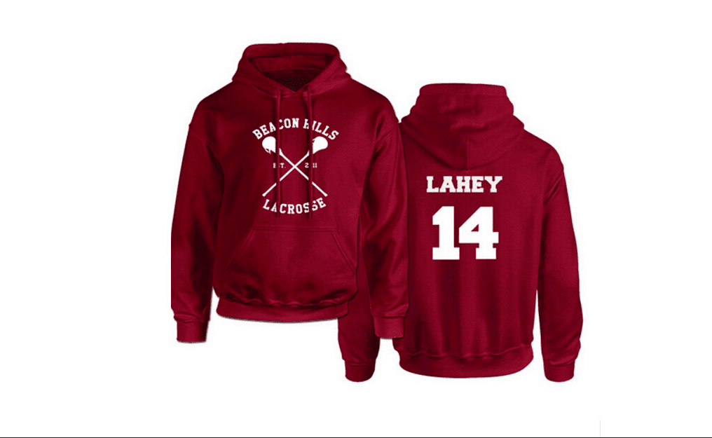 Lahey Stilinski Hale Beacon Hills Lacrosse Hoodie Teen Wolf Hoodie McCall 11 4XL Teen Wolf Hooded Sweatshirt Size S Available