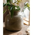 thumbnail image 5 of Dark Green Matte Textured Glass Vase, 5 of 9